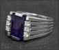 Preview: Diamant & Amethyst 4,30ct Cocktail Ring, 585 Gold