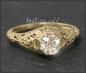 Preview: Brillant Antik Design Ring, 0,78ct Diamant, 585 Gold