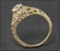 Preview: Brillant Antik Design Ring, 0,78ct Diamant, 585 Gold