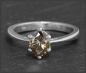 Preview: Diamant Ring, cognac 1,08ct Solitär Diamant, 585 Gold