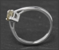 Preview: Diamant Solitär Ring, 0,94ct im Navette-Schliff, 585 Gold