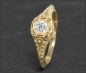 Preview: Diamant Jugendstil Design Ring 0,41ct, 585 Gold