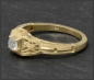 Preview: Diamant Jugendstil Design Ring, 0,28ct, 585 Gold