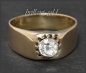 Preview: Antiker 0,75ct Diamant Ring, 750 Gold, um 1920