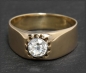 Preview: Antiker 0,75ct Diamant Ring, 750 Gold, um 1920