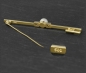 Preview: Diamant Brosche mit 0,12ct, 585 Gold, Vintage