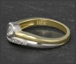 Preview: Diamant & Brillant bicolor Gold Ring mit 0,34ct