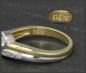 Preview: Diamant & Brillant bicolor Gold Ring mit 0,34ct