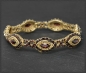 Mobile Preview: 29,30ct Granat & 585 Gold Damen Armband, Vintage