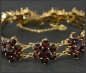 Preview: Granat & Gold Damen Armband mit 25ct, Vintage