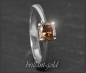 Preview: Diamant Ring mit 1,04ct, Kissen-Schliff, 585 Weißgold