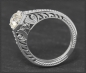 Preview: Diamant Jugendstil Design Ring mit 1,44ct, 585 Gold