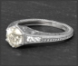 Preview: Diamant Jugendstil Design Ring mit 1,44ct, 585 Gold