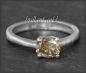 Preview: Diamant Solitär Ring, 1,06ct in champagner, 585 Gold