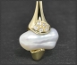 Preview: Perle & 0,20ct Diamant Anhänger, 585 Gelbgold