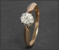 Preview: Diamant Ring 0,63ct Altschliff Brillant, Antik um 1900
