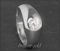 Mobile Preview: Diamant Ring 0,70ct Altschliff Brillant, 585 Weißgold