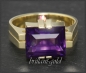 Preview: Amethyst Cocktail Ring 585 Gold; 6ct, violett, VVS