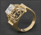 Preview: Antiker 1,40ct Brillant Ring, Frankreich um 1930