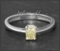 Preview: Diamant Ring 0,51ct in Fancy Yellow, Kissenschliff