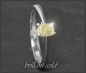 Preview: Diamant Ring 0,51ct in Fancy Yellow, Kissenschliff