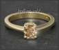 Preview: Diamant Ring im Radiant-Schliff 0,80ct, 585 Gold