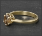 Preview: Diamant Ring mit 1,04ct in Cognac-Braun, 585 Gold