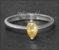 Preview: Diamant Ring mit 0,61ct, intensiv Gelb, 585 Gold