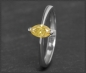 Preview: Diamant Ring mit 0,61ct, intensiv Gelb, 585 Gold