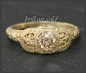 Preview: Jugendstil Design Ring, 0,54ct champagner Brillant