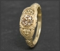 Preview: Jugendstil Design Ring, 0,54ct champagner Brillant