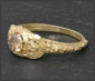 Preview: Jugendstil Design Ring, 0,54ct champagner Brillant