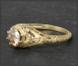 Preview: Ring cognac Diamant 0,87ct, 585 Gold, Jugendstil Design