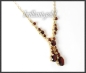 Preview: Collier aus 333 Gold mit 4,50ct roten Granaten