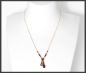 Preview: Collier aus 333 Gold mit 4,50ct roten Granaten