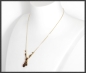 Preview: Collier aus 333 Gold mit 4,50ct roten Granaten