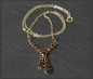 Preview: Collier aus 333 Gold mit 4,50ct roten Granaten