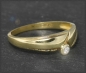 Preview: Diamant Ring aus 585 Gold, 2,35mm Brillant, Lupenrein