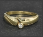 Preview: Diamant Ring aus 585 Gold, 2,35mm Brillant, Lupenrein