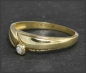 Preview: Diamant Ring aus 585 Gold, 2,35mm Brillant, Lupenrein