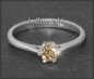 Preview: Diamant Ring, 0,31ct cognac Brillant, 585 Gold Solitär