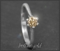 Preview: Diamant Ring, 0,31ct cognac Brillant, 585 Gold Solitär