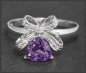 Preview: Diamant & Amethyst Cocktail Ring, 585 Weißgold