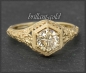 Preview: Brillant Ring 0,92ct, Jugendstil Design, 585 Gold