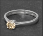 Preview: Diamant Ring, 0,55ct champagner Brillant , 585 Gold