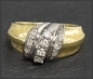 Preview: Vintage 0,25ct Diamant Ring, Gelbgold & Weißgold