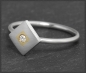 Preview: Diamant Ring, Designer Schmuck aus Platin & Gold