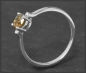 Preview: Diamant Ring, 0,64ct oranger Brillant, 585 Weißgold