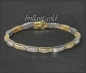 Preview: Diamant 585 Gold Armband, 3,20ct Brillanten, Tennisarmband