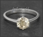 Preview: Diamant Solitär Ring, 1,34ct champagner, 585 Gold